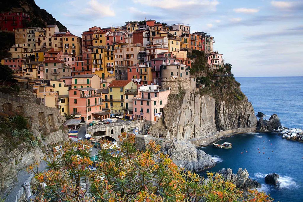 Sailing holiday view of the beautiful Amalfi Coast