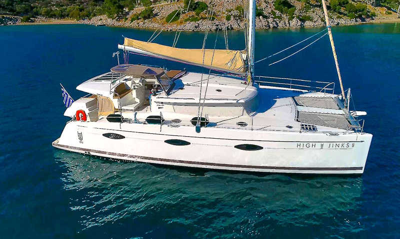 Super August discounted catamaran in Greece