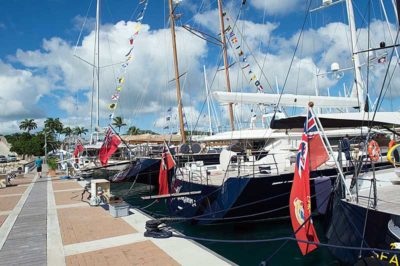 Nigel James Yacht Charter | Antigua Charter Yacht Show dock