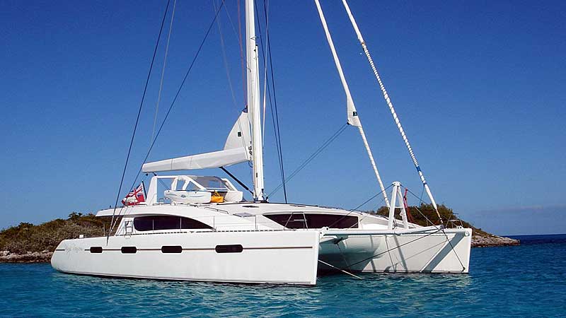 Nigel James Yacht Charter Crewed catamaran Kings Ransom chartering in the western Mediterranean