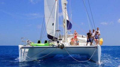 Nigel James Yacht Charter crewed catamaran Yes Dear in the Virgin Islands