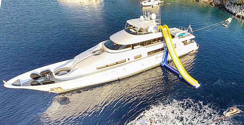Nigel James Yacht Charter crewed charter yacht Endless Summer in Greece