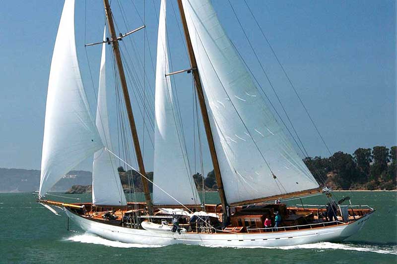 Nigel James Yacht Charter crewed sailing yacht Eros