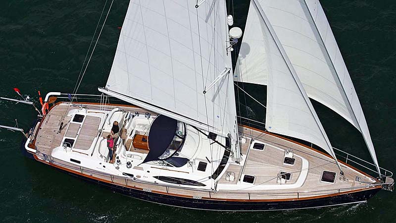 Nigel James Yacht Charter crewed sailing yacht Mustique in the eastern Mediterranean