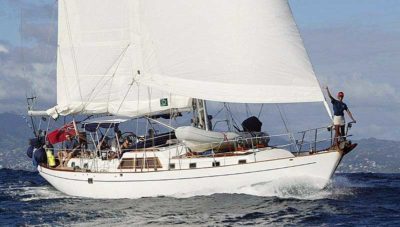 Nigel James Yacht Charter crewed sailing yacht The Dove in the Caribbean