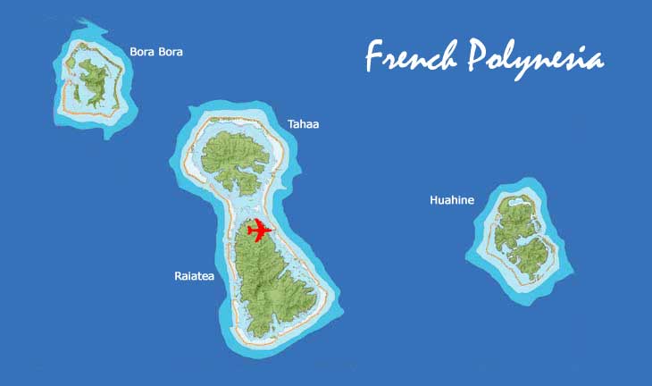 Nigel James Yacht Charter | map of French Polynesia inner islands